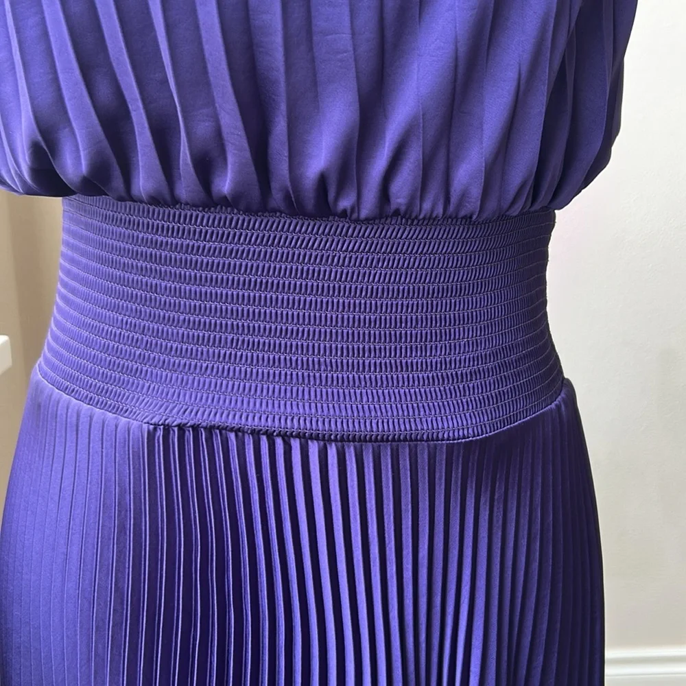 A.L.C. Ruby Pleated One Shoulder Dress size 8 - Picture 11 of 12